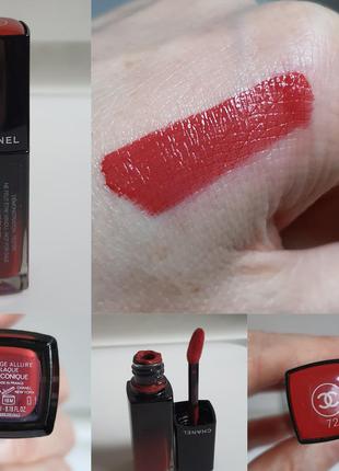 Лак для губ chanel rouge allure laque3 фото