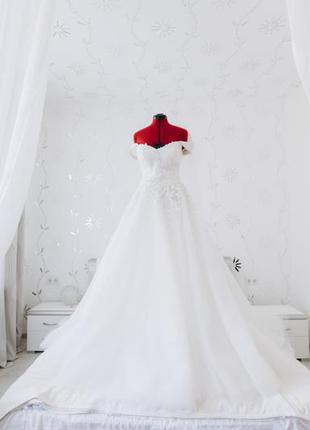 Свадебное платье stella shakhovskaya 2022 блестящее