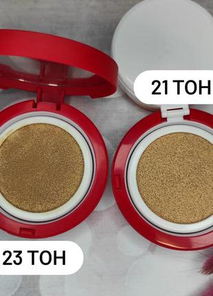 Тональный кушон с матовым финишем missha velvet finish cushion spf50+ pa+++2 фото