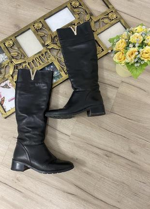 Кожанные сапоги
