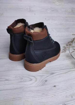 Черевики тімби на хлопчика зимові черевики дитячі7 фото