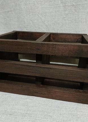 Деревянный органайзер для косметики или любых мелочей