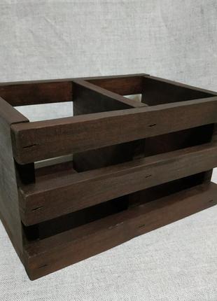 Деревянный органайзер для косметики или любых мелочей