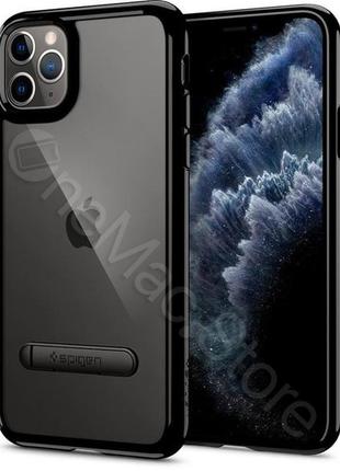 Чохол spigen hybrid ultra s для iphone 11 pro (чорний/black)1 фото