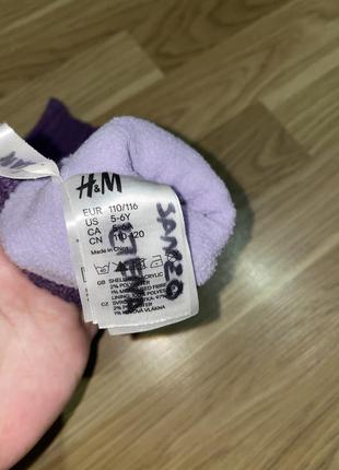 Перчатки варежки для девочки h&m 4-7 лет2 фото