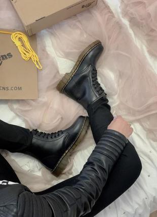 Женские ботинки dr. martens (деми, зима, внутри набивной мех)6 фото