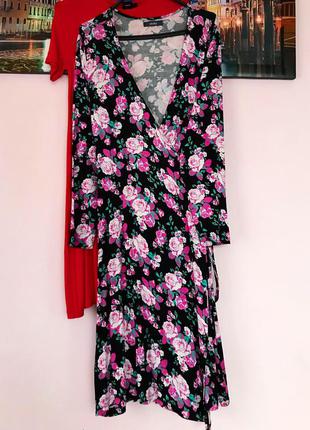 Натуральне плаття в квіти