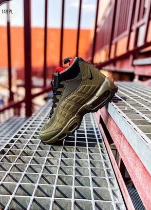 Зимові кросівки nike air max 95 sneakerboot green4 фото