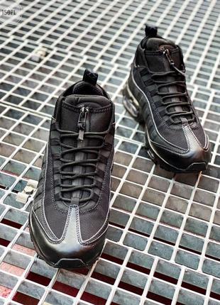Зимові кросівки nike air max 95 sneakerboot black2 фото