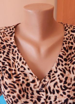 Віскозна блуза в принт