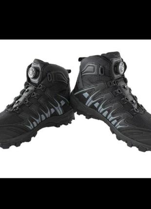 Тактические кроссовки esdy чёрный олива хаки