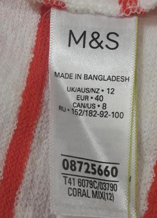 Брендовый хлопковый  новый свитер с нюансом р 12 от  marks & spencer8 фото