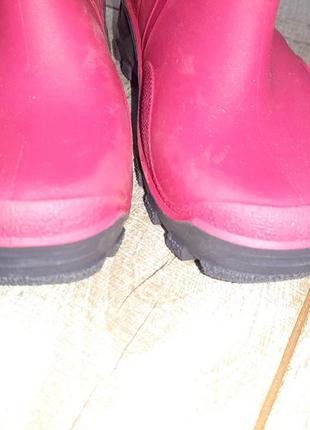 Дитячі гумові теплі чобітки 26 (16-17 см)5 фото