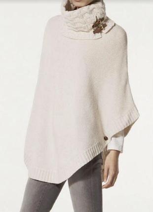 Пончо,кейп massimo dutti