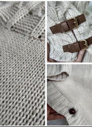 Пончо,кейп massimo dutti 4
