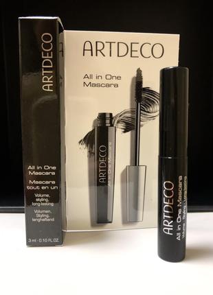 Туш для вій мініатюра artdeco all in one