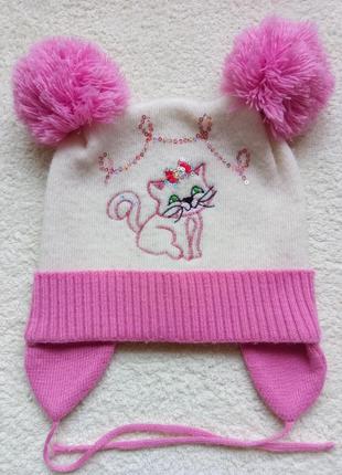 Шапочка, шапка демісезонна на 12-24 міс