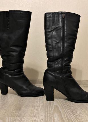 Жіночі зимові шкіряні чоботи lolacandi3 фото