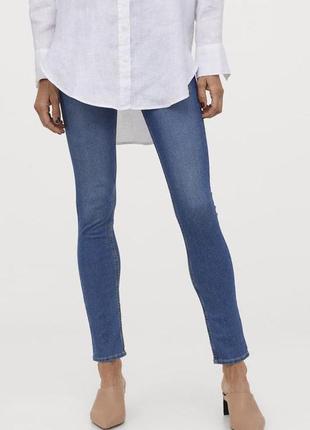 Джинси джинси жіночі h&m, колір синій.
