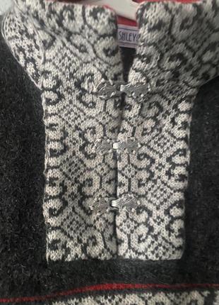 Теплющий вовняної вінтажний светр ashley2 фото