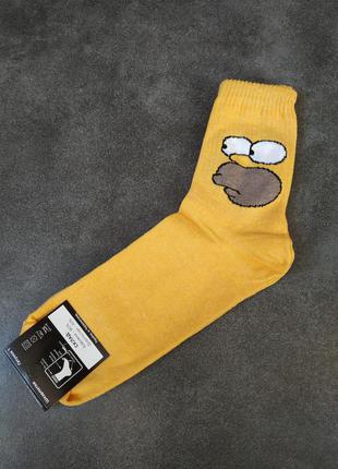 Жовті шкарпетки гомер1 фото