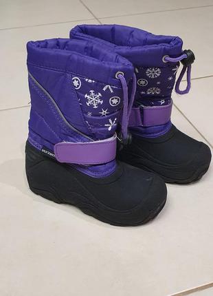 Теплые зимние сапожки