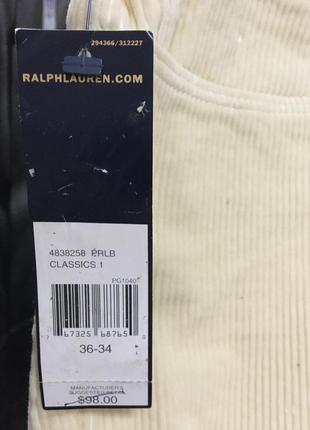 Джинсы вельветовые мужские polo ralph lauren , 34/32, 36/34, 38/329 фото