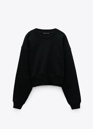 Свитшот черный zara