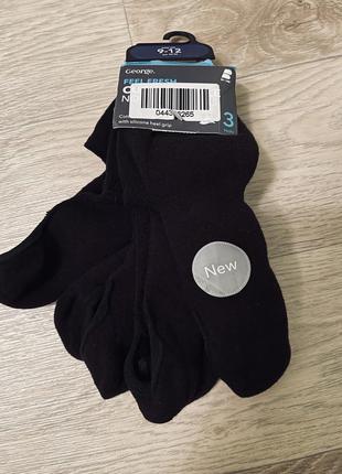 Фірмові чоловічі шкарпетки, сліди george, розмір 43-46 ( 3 пари) .