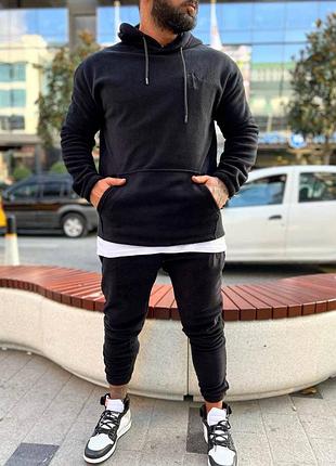 Тёплый спортивный костюм оверсайз