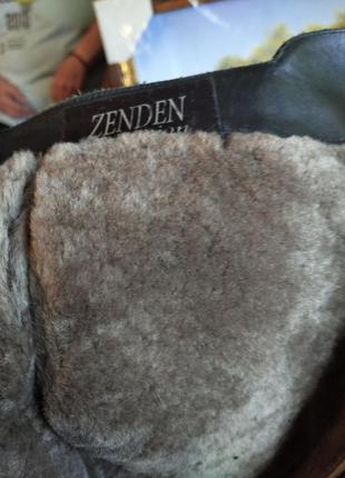 Найзручніші зимові чоботи натур шкіра овчина розмір 37 zenden collection німеччина7 фото