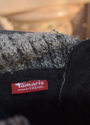 Ботинки ботильоны замшевые тамарис tamaris trend германия утепленные .392 фото