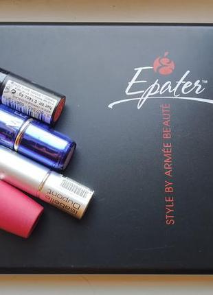 Лот косметики   epater и 4 помады