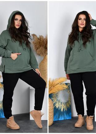 Стильный  спортивный костюм  свободного кроя 3 цвета