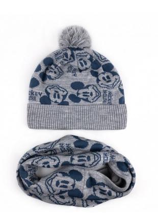 Набор шапка и снуд для мальчика