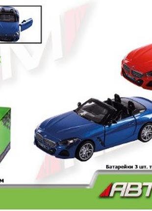 Km68412 машина метал автопром, 1:30 bmw z4 m40i, світло, звук, відкриваються двері, коробка 18*9*8 см