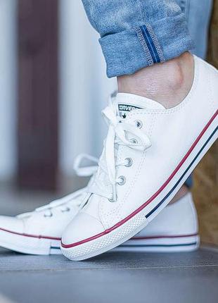 Кеды низкие женские👟кеди низькі білі жіночі converse ct dainty ox wht р.36,5🇺🇸🇻🇳