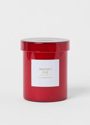 Новорічна ароматична свічка h&m home winter's eve свічка подарункова spicy holiday різдвяна