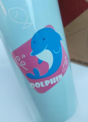 Дитячий термос 500 мл дельфін5 фото