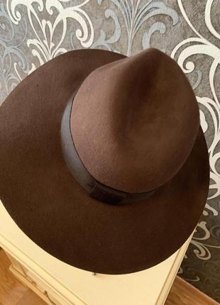Zara шляпа 🎩 коричневая m 21 диаметр