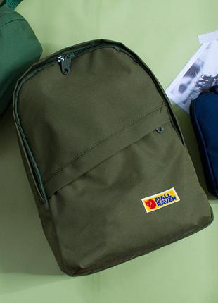 Рюкзак fjallraven vardag 25l, портфель фяллравен, фджаллравен, фялравен, школьный, шкільний, вместительный, большой, зелёный, хакки, хаккі, хакі, хаки