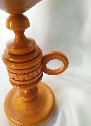 Подсвечник деревянный на 1 свечу