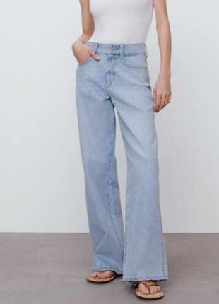 Широкі джинси wide leg zara