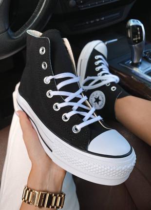 Converse chuck taylor all star platform   женские кеды конверсы