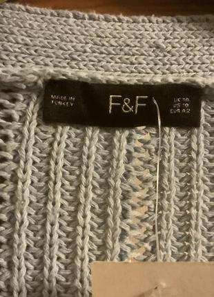 Кардиган кофта свитер f&f6 фото