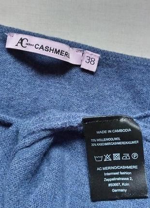 30%кашемир 70%шерсть свитер ac 7