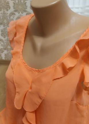 Нежная блузочка персикового цвета8 фото