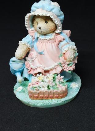 Колекційна фігурка cherished teddies "friendship blooms with loving care".3 фото