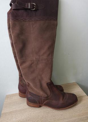 Timberland высокие брендовые  кожаные сапоги р-р - 41.53 фото