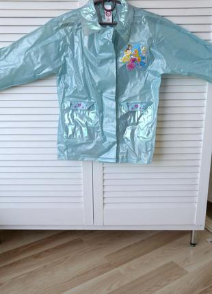 Disney яскравий,модний дощовик/плащ/ водонепроникний,перламутровий,2-4р.